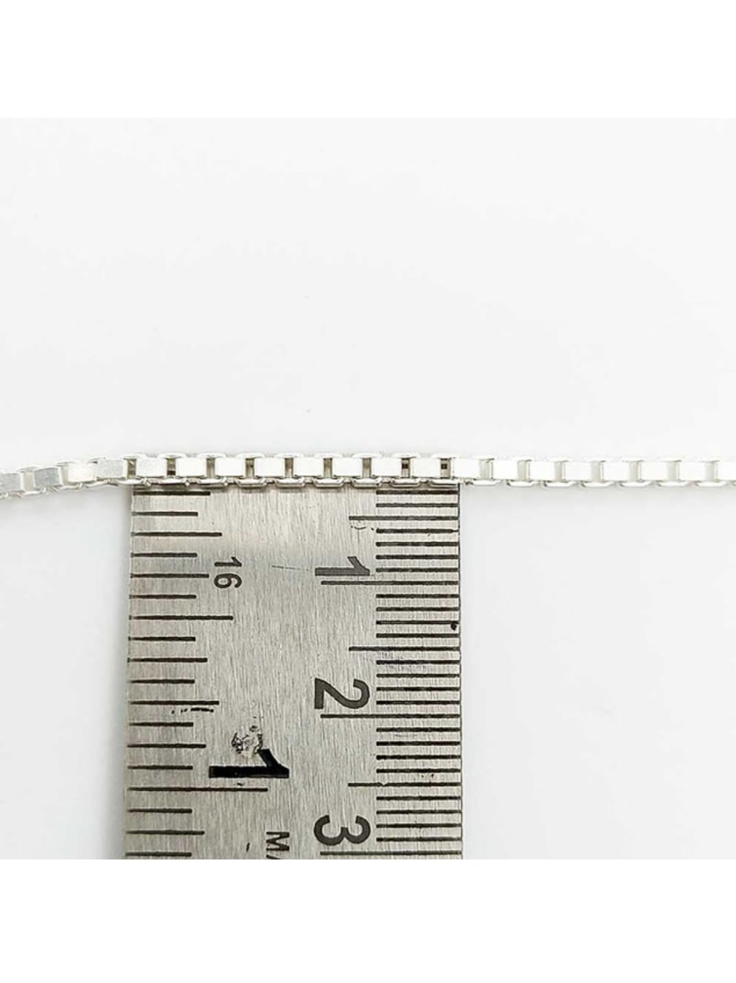 The Classic Sterling Block Silver Chain for Mens