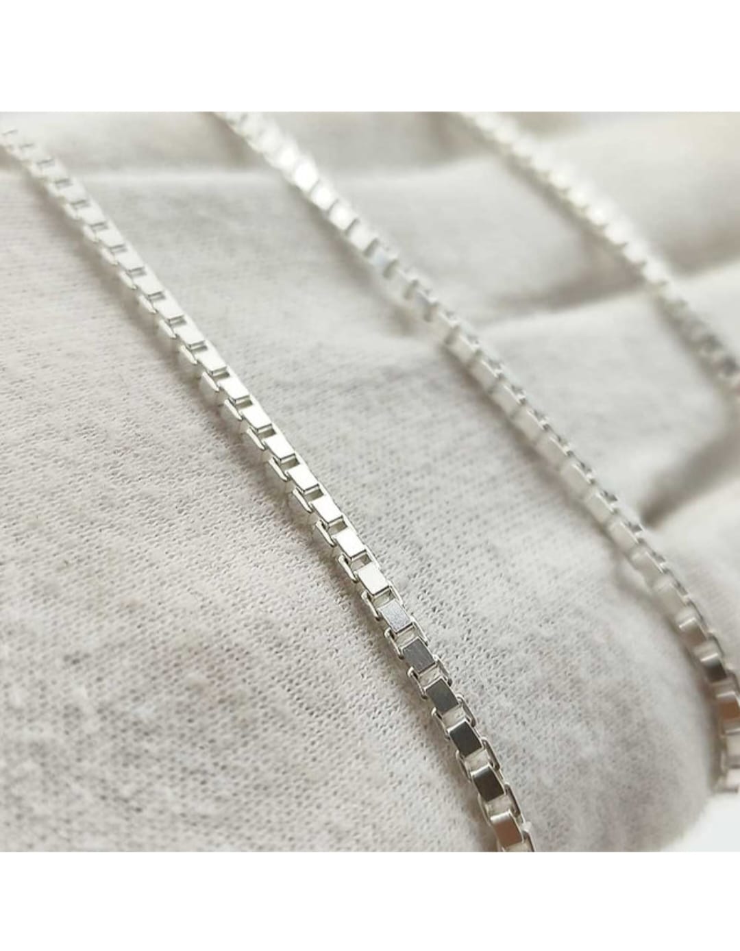 The Classic Sterling Block Silver Chain for Mens
