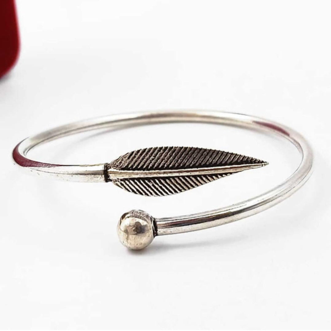 Handmade pure 92.5 Pure Silver Kada for Girl's