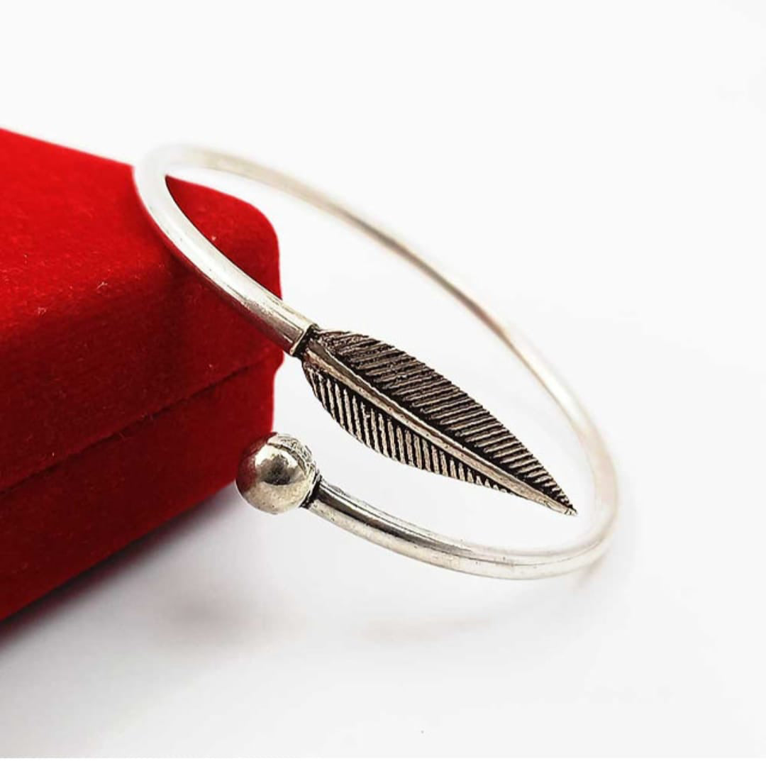 Handmade pure 92.5 Pure Silver Kada for Girl's