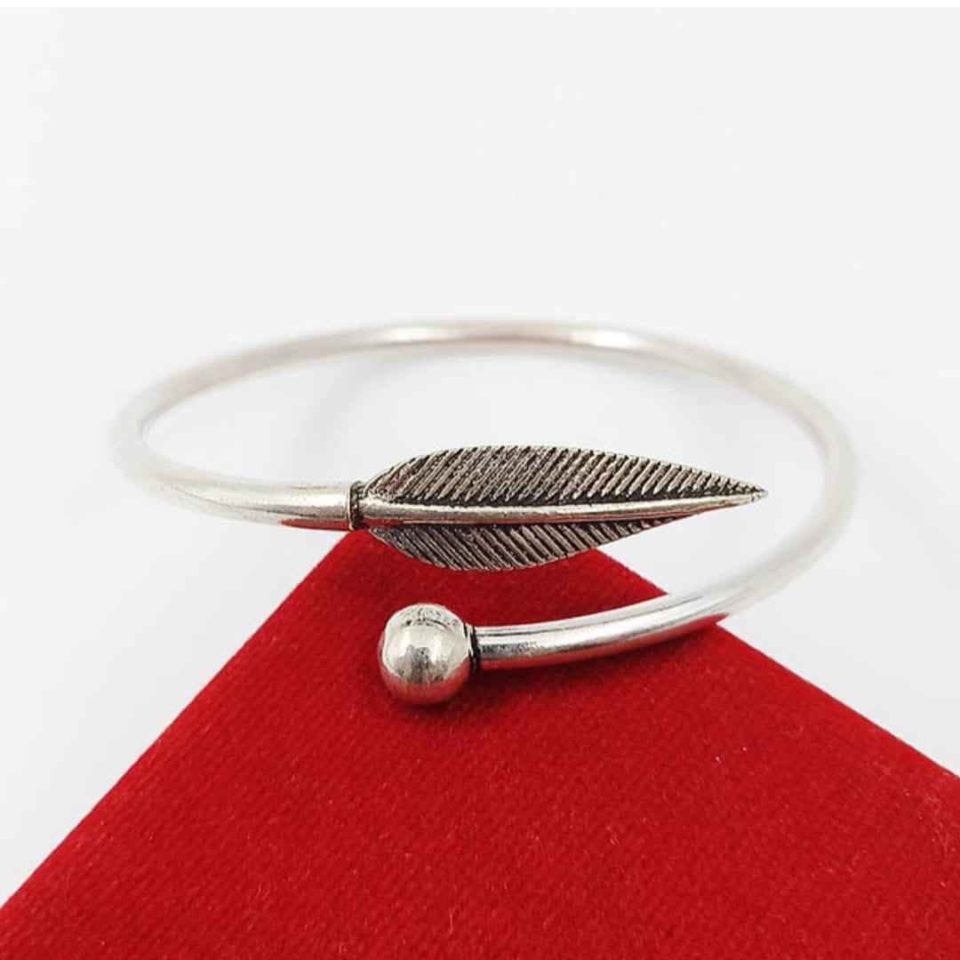 Handmade pure 92.5 Pure Silver Kada for Girl's