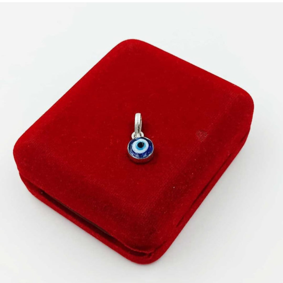 Evil Eye Charm Pendant in 925 Pure Silver for Girl's
