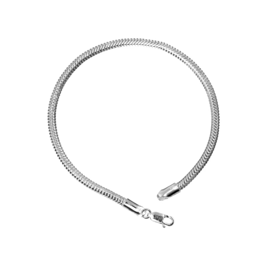 Pure 925 Silver Unisex Hand Bracelet – Sleek & Stylish
