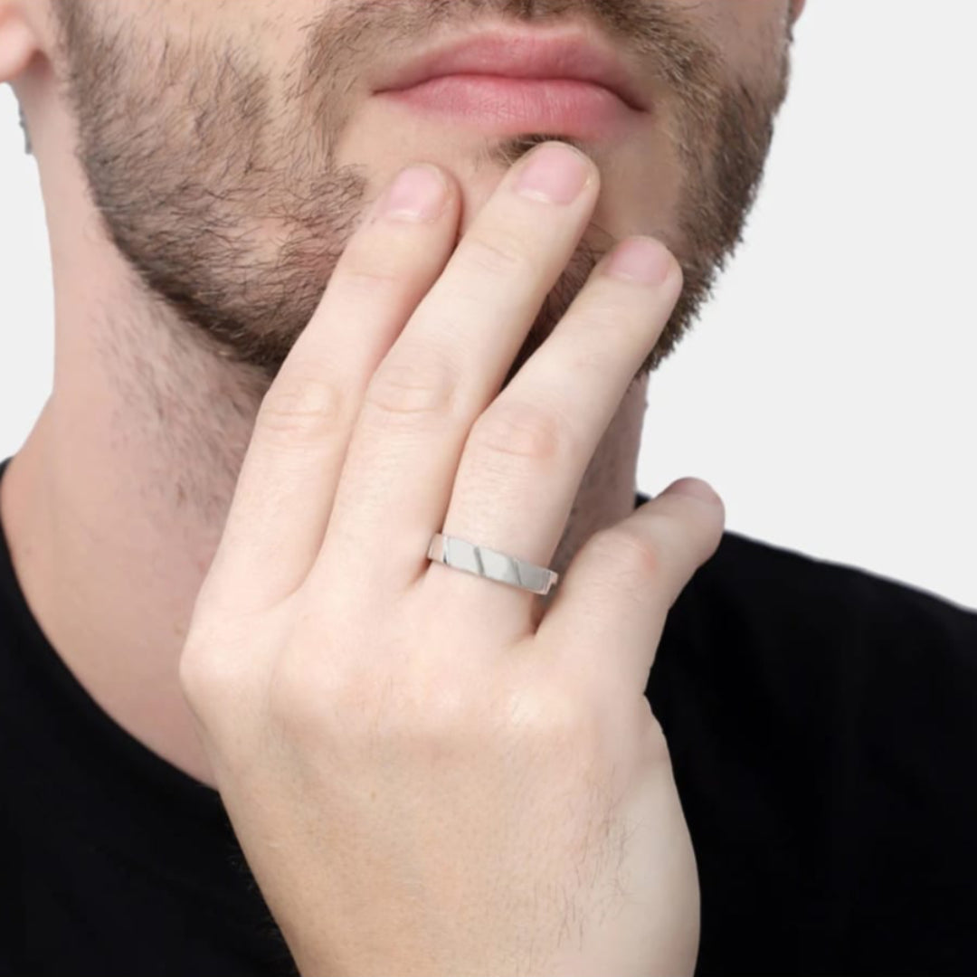 Unisex Pure 925 Adjustable Silver Ring