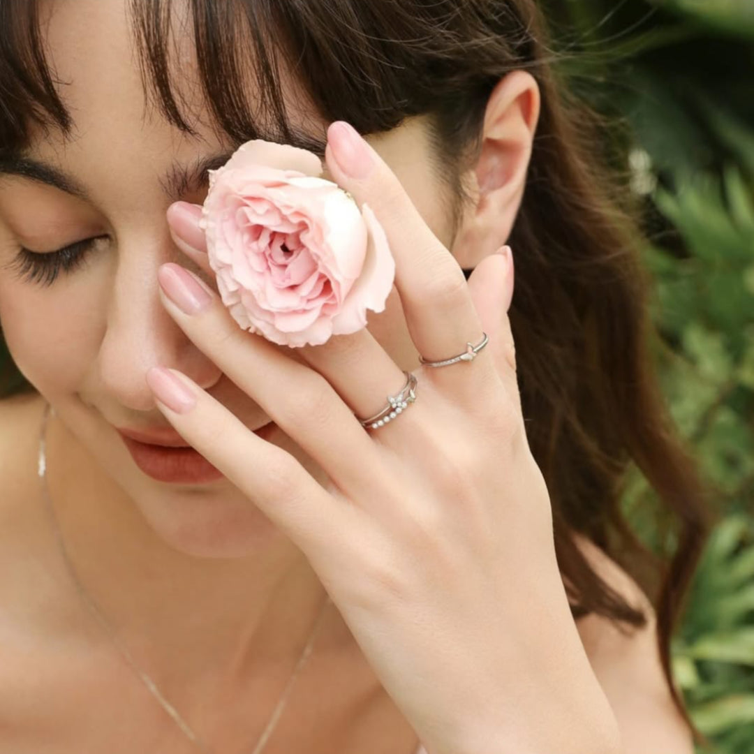 Butterfly Adjustable 925 Sterling Silver Ring for Girls