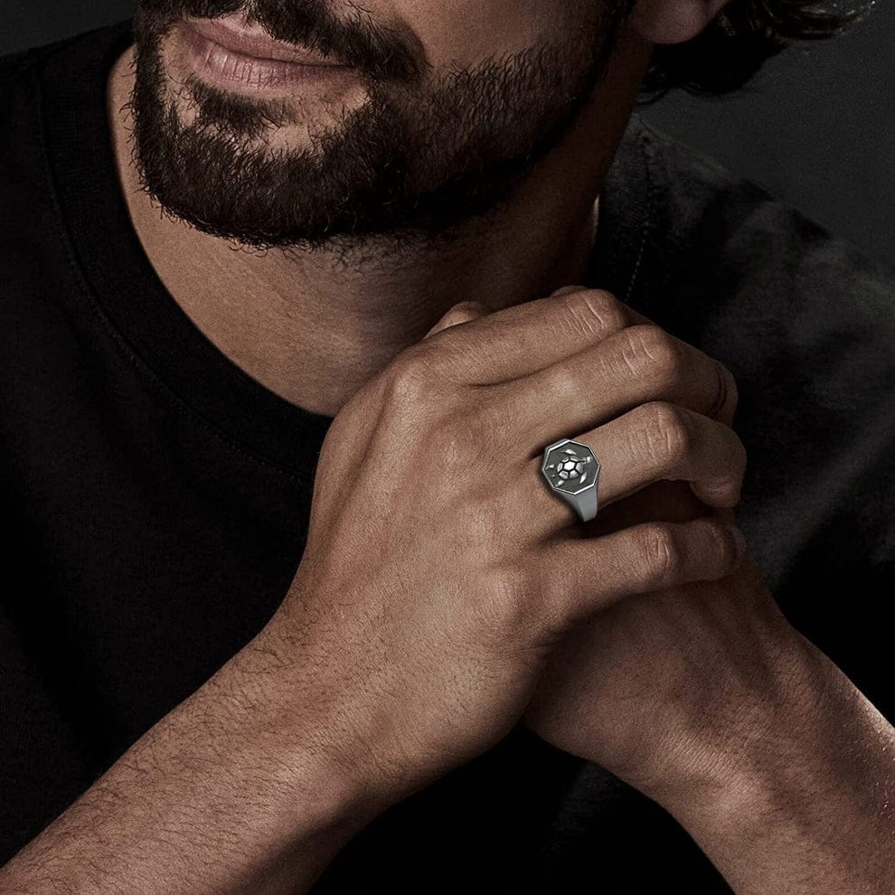 Turtle Design 925 Sterling Silver Men’s Ring