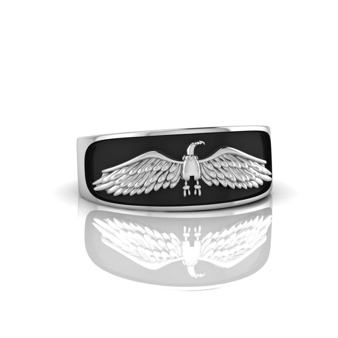 Eagle 925 Sterling Silver Men’s Ring