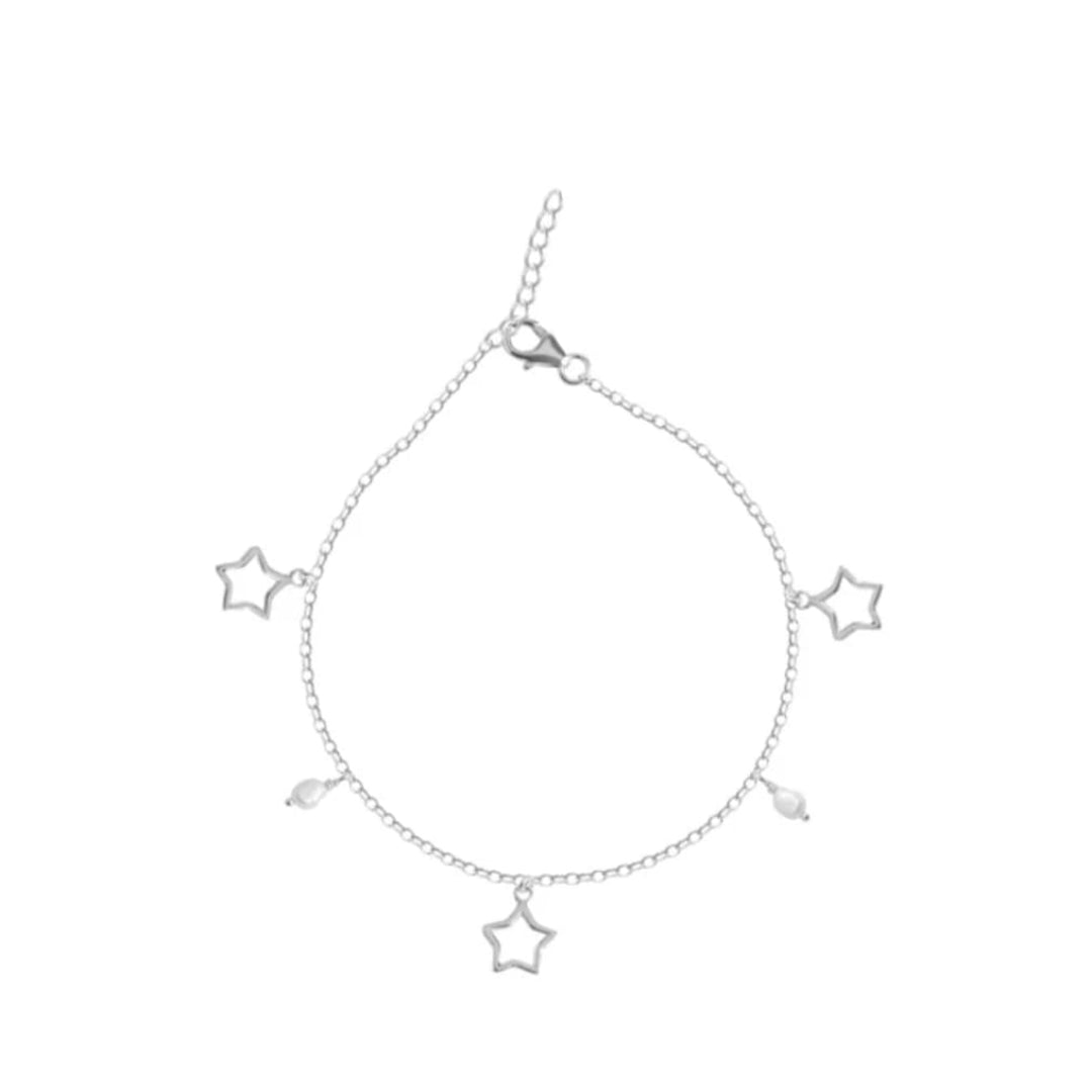 Lightweight Silver Whispering Bells Silver Anklet [ Payal ]