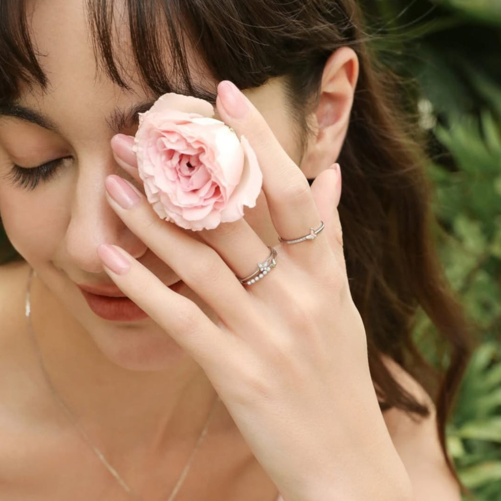 Butterfly Adjustable 925 Sterling Silver Ring for Girls