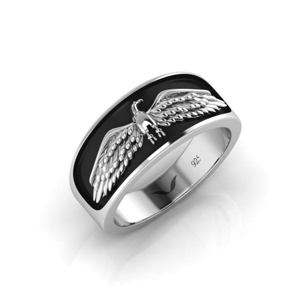 Eagle 925 Sterling Silver Men’s Ring
